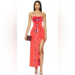 PH5 Iris Flower Print Maxi Tank Dress